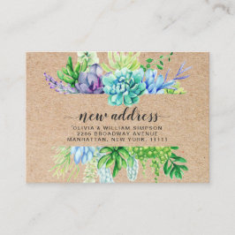 Rustikale Aquarellfarben - Ankündigung zur Bewegun Begleitkarte