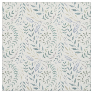 Rustikale Aquarellfarben und Foliage Stoff
