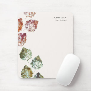 Rustikale Aquarellkunst Herbstlaub Herbst Mousepad