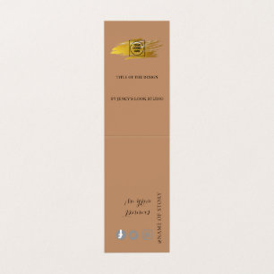 Rustikale Armband-Schmuck-Logo-Auslage Visitenkarten