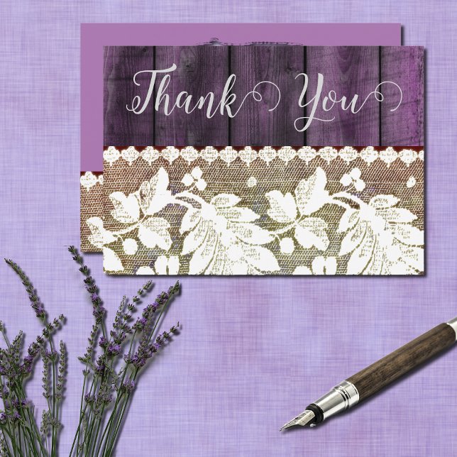 rustikale Art mit Holz und Spitze - danke (Von Creator hochgeladen)