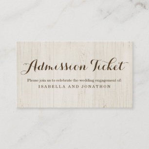 Rustikale Aufnahme-Karten-Einschließungs-Karte Begleitkarte