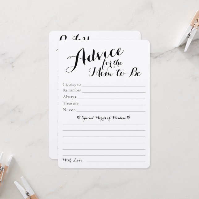 Rustikale Babyduschberatung und -vorhersage Flachk (Vorderseite/Rückseite Beispiel)