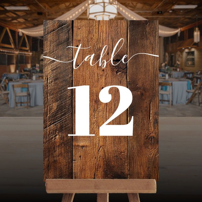 Rustikale Barde Wood Boho Tischnummer (Rustic Barn Wood Boho Table Number)