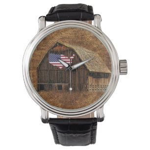 Rustikale Barfahne Armbanduhr