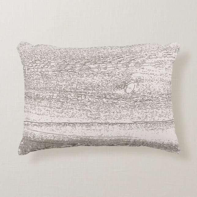 Rustikale Barnwood-Familie regiert Wohngestaltung Dekokissen (Vorderseite)