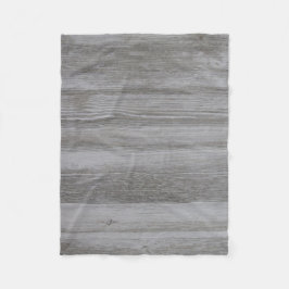 Rustikale Barnwood Fleece-Decke Fleecedecke