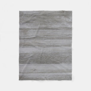 Rustikale Barnwood Fleece-Decke Fleecedecke