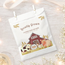 Rustikale Barnyard Farm Animals Baby Dusche Geschenktütchen
