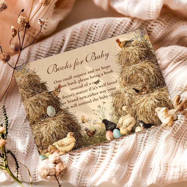 Rustikale Barnyard Farm Animes Books for Baby Begleitkarte (Von Creator hochgeladen)