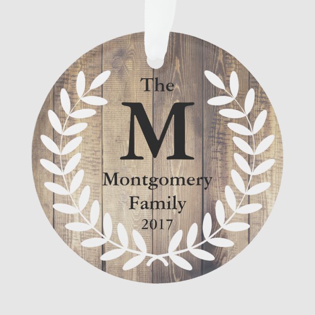 Rustikale Bauernhaus-Scheunen-hölzernes Ornament (Vorderseite)