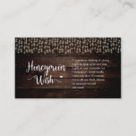 Rustikale Bauernkästen, Holz, Honeymoon Begleitkarte<br><div class="desc">Das ist der moderne Rustikale Bauernhof,  String Lights,  Holzdesign,  White Script Minimalismus,  Schriftzeichen-Schriftart,  Hochzeitskarte. Sie können die Farben des Schriftartes ändern und Ihre Hochzeitsdetails in den entsprechenden Schriftart / Schrift hinzufügen. #TeeshaDerrick</div>