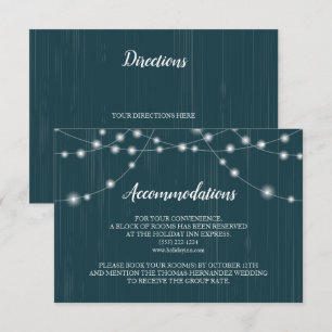 Rustikale Bäume Einladung zur Hochzeit