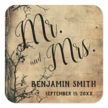 Rustikale Baumzweig Vintage braune Gastgeschenk Ho