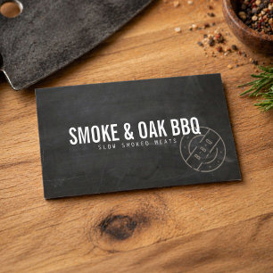 Rustikale BBQ Smokehouse  Visitenkarte