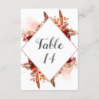 Rustikale Beauty Floral Gerahmte Hochzeitsfeiern T