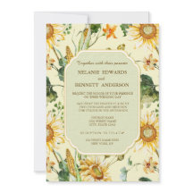 Rustikale Beauty Sonnenblume Botanische Hochzeit