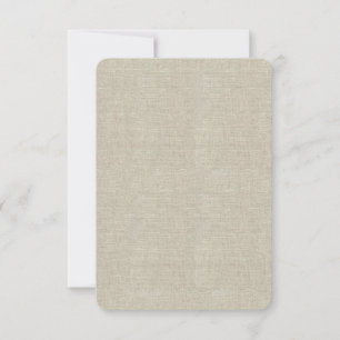 Rustikale Beige Linen bedruckt