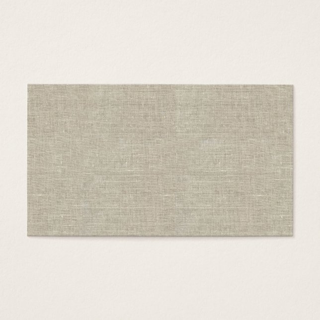 Rustikale Beige Linen bedruckt (Vorderseite)