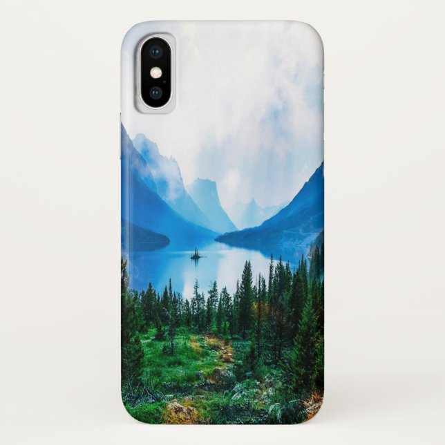 Rustikale Berge Landschaftliche Natur Case-Mate iPhone Hülle (Rückseite)