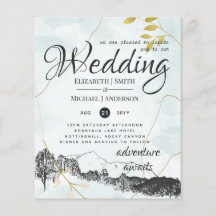 Rustikale Berge mit niedrigem Budget laden zum Hoc