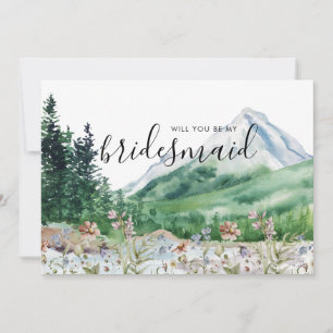 Rustikale Bergwildblume   Sei meine Brautjungfer