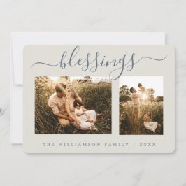 Rustikale Berries Weihnachtskarte Foto Weihnachten