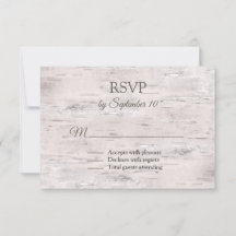 Rustikale Birch Bark Wedding