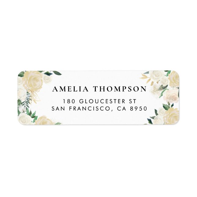 Rustikale, blasse Blütenstände mit Goldakzenten (Vorne)