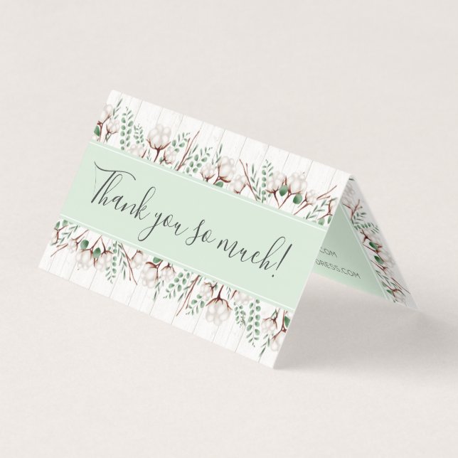 Rustikale Blume aus Südwolle auf Holz Vielen Dank (Vorderseite)