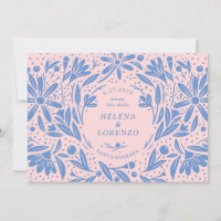 Rustikale Blume Periwinkle Pink