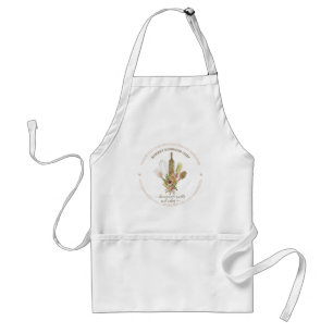 Rustikale Blumen-Catering-Bäckerei-Koch-Chef Schürze