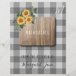 Rustikale Blumenbauernrezeptorteiler