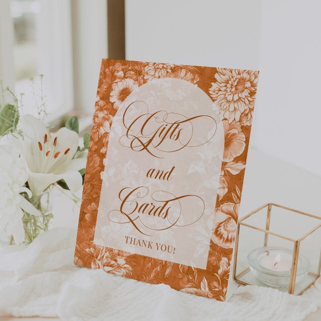 Rustikale Blumengeschenke und -karten Sockelschild (Von Creator hochgeladen)