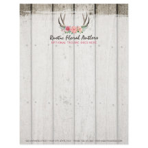 Rustikale Blumengeweih-Shabby Chic-Rosen u. Holz