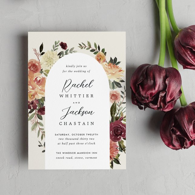 Rustikale Blumenhochzeit Einladung (Von Creator hochgeladen)