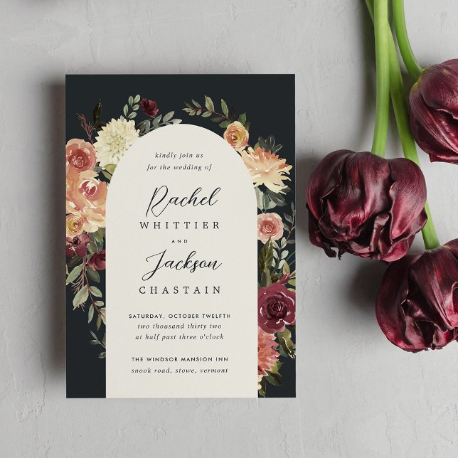 Rustikale Blumenhochzeit Einladung (Von Creator hochgeladen)