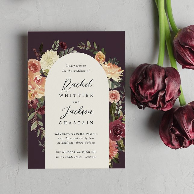 Rustikale Blumenhochzeit Einladung (Von Creator hochgeladen)