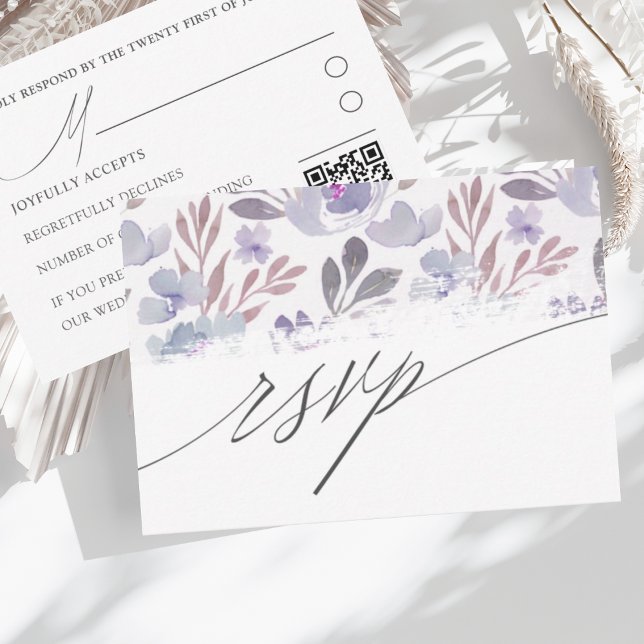 Rustikale Blumenhochzeit RSVP (Von Creator hochgeladen)