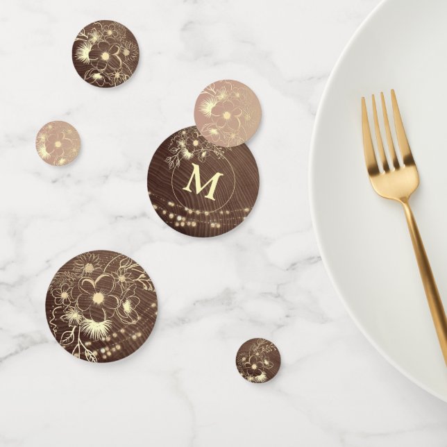 Rustikale Blumenstrauß Wedding Confetti Konfetti (Gruppe)