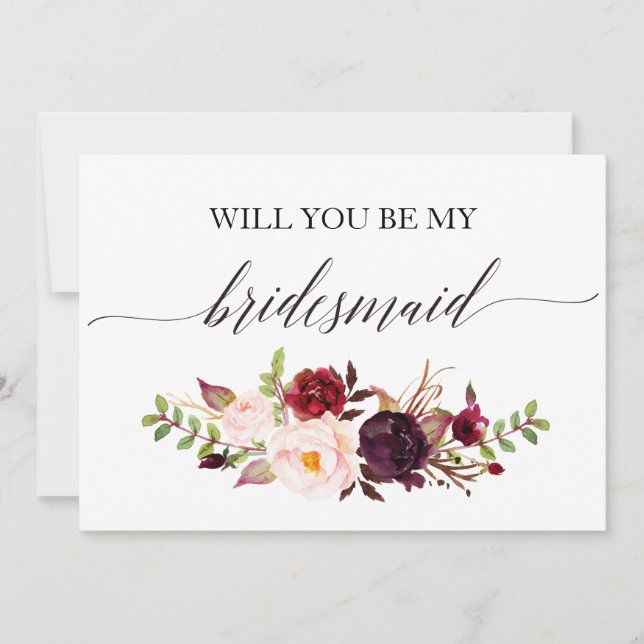 Rustikale Blüte Werden Sie mein Ehrengast-2 sein Einladung (Vorderseite)