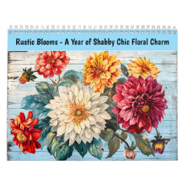 Rustikale Blüten – Ein Jahr voller Shabby-Chic-Blu Kalender
