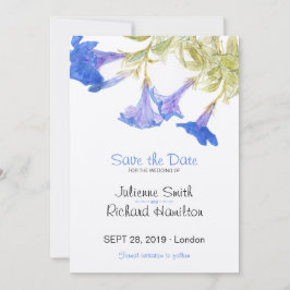 Rustikale Blütenblumen Hochzeiten retten das Datum Save The Date