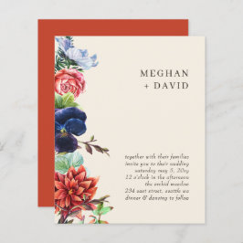 Rustikale Blütenblüteneinladungen