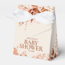 Rustikale Blütendusche Herbst Baby Geschenkschachtel