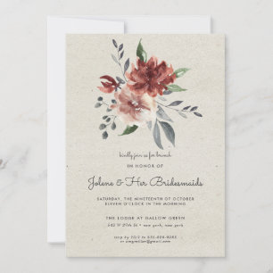 Rustikale Blütenpracht Florale Brautjungfern-Bru
