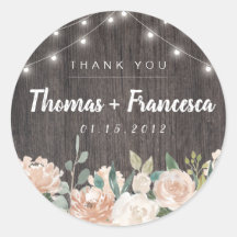 Rustikale Bohemische String-Lichter Blumenkleber