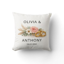 Rustikale Boho Blumen Hochzeit Namensschmuck Rosa 