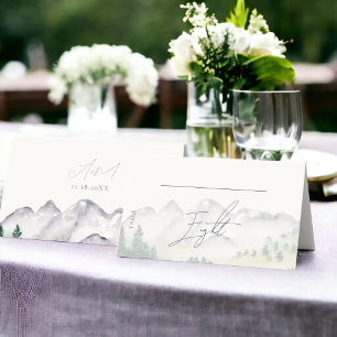 Rustikale Boho Colorado Hochzeit Platzkarte