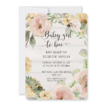 Rustikale BOHO Rosa Blume Mommy to Bee Dusche